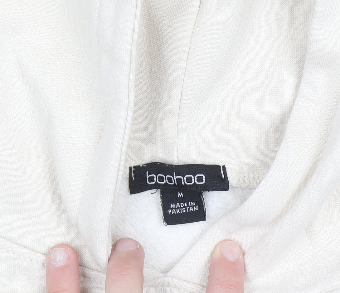 Boohoo Women’s Beige DSGN Studio Pullover Hoodie Size M