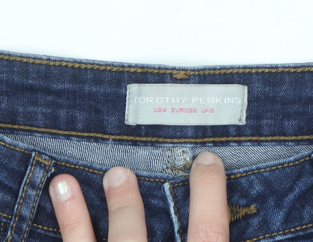 Dorothy Perkins Women's Blue Skinny Jeans Size 8 Slim Fit