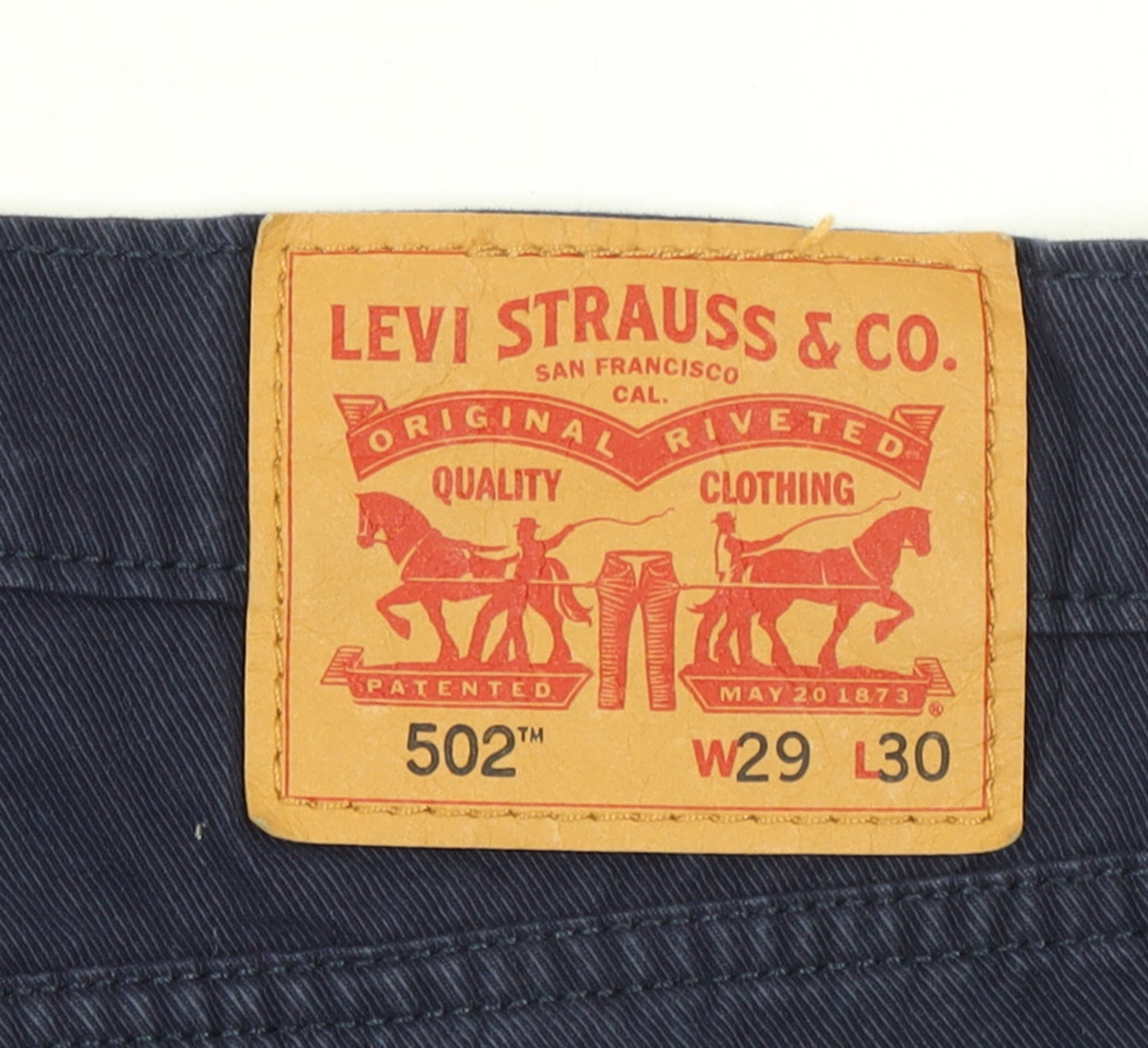 Levi's 502 Men's Blue Regular Fit Denim Jeans W29 L30
