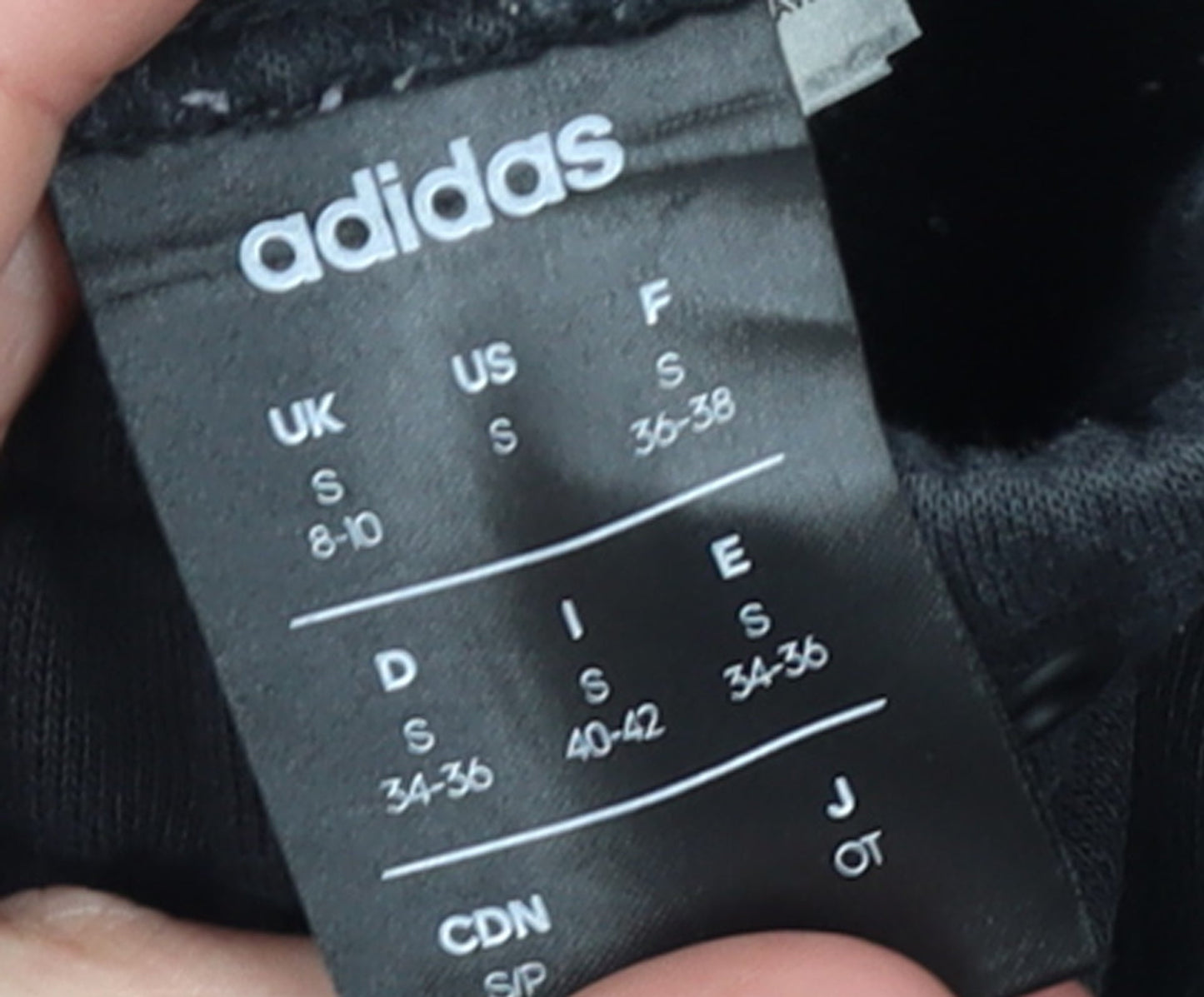 Adidas Womens Black Small Jogger Sweatpants Cotton Blend