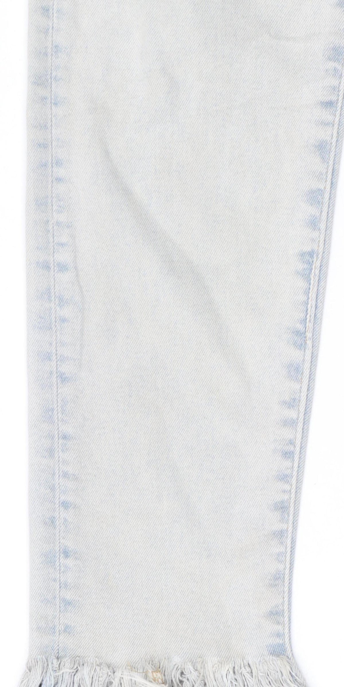 Levi's Made & Crafted Women's Light Blue Skinny Fringe Jeans Size 12