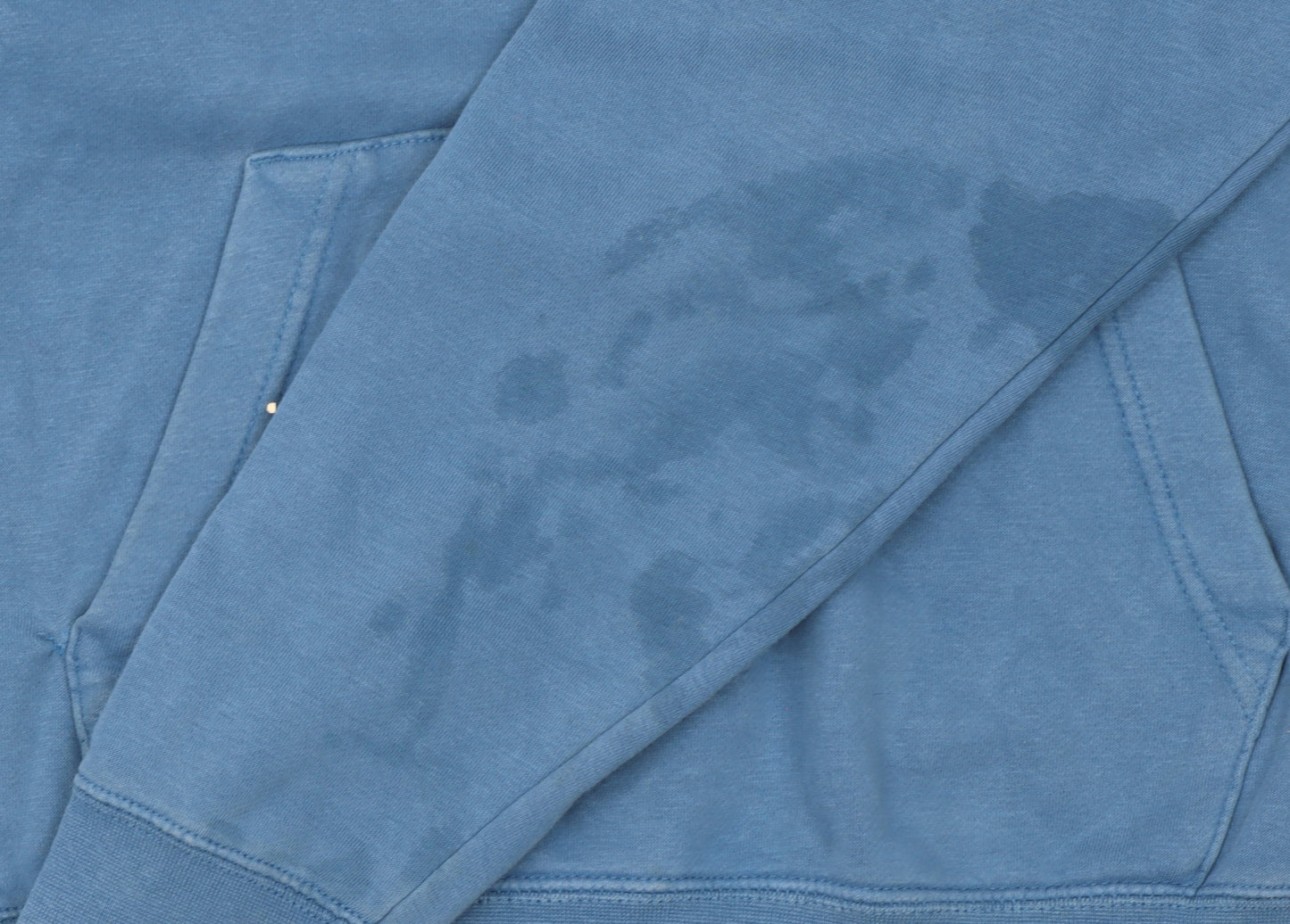 Nike Men's Blue Pullover Hoodie Size S Regular Fit Logo Design