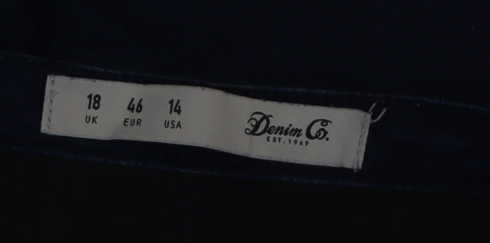 Denim Co. Women’s Blue Size 18 Skinny Stretch Jeans