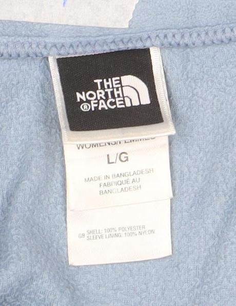 The North Face Women's Blue Fleece Full Zip Jacket Size L