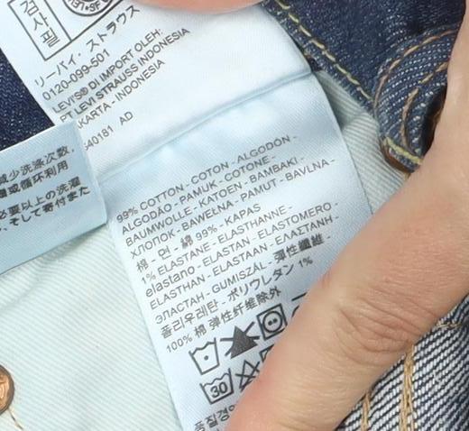 Levi’s 512 Men’s Blue Straight Denim Jeans W31 L32 Regular Fit