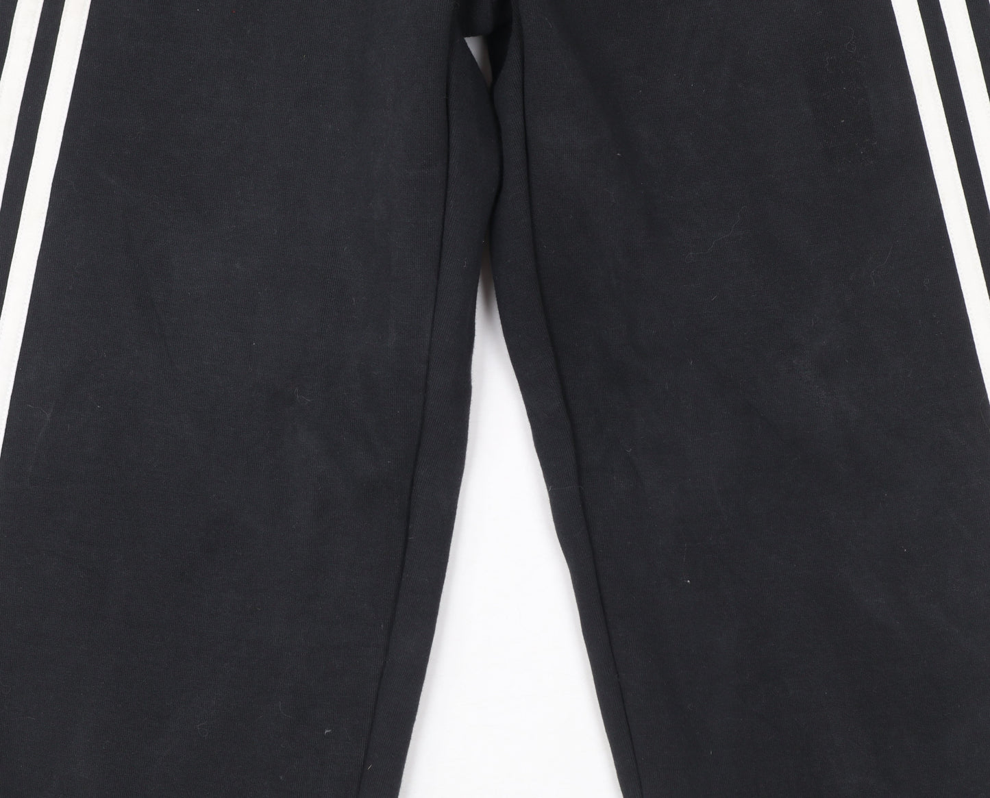 Adidas Women’s Black Jogger Trousers S with White Stripes
