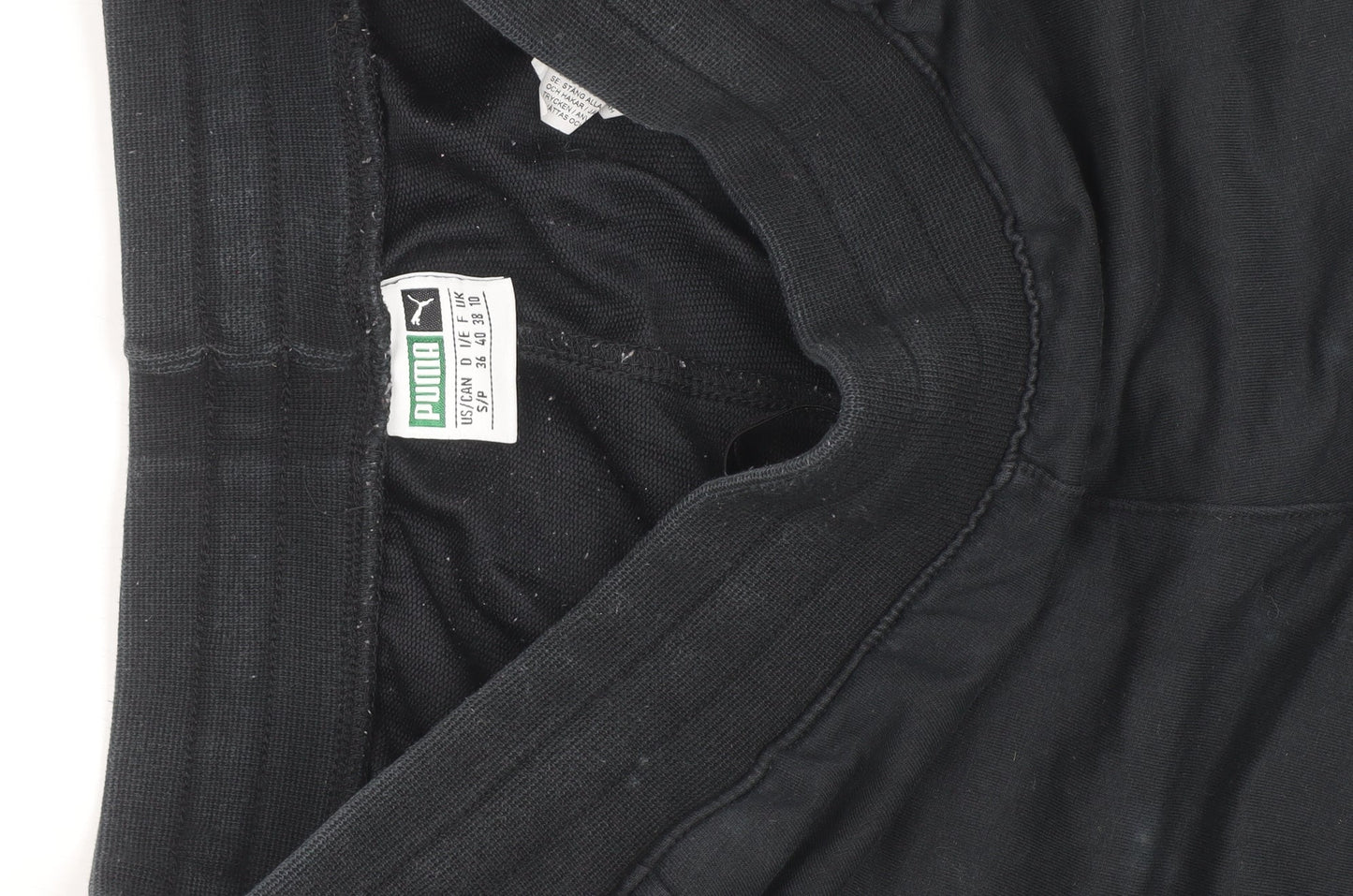 Puma Womens Black Slim Fit Jogger Trousers Size 10