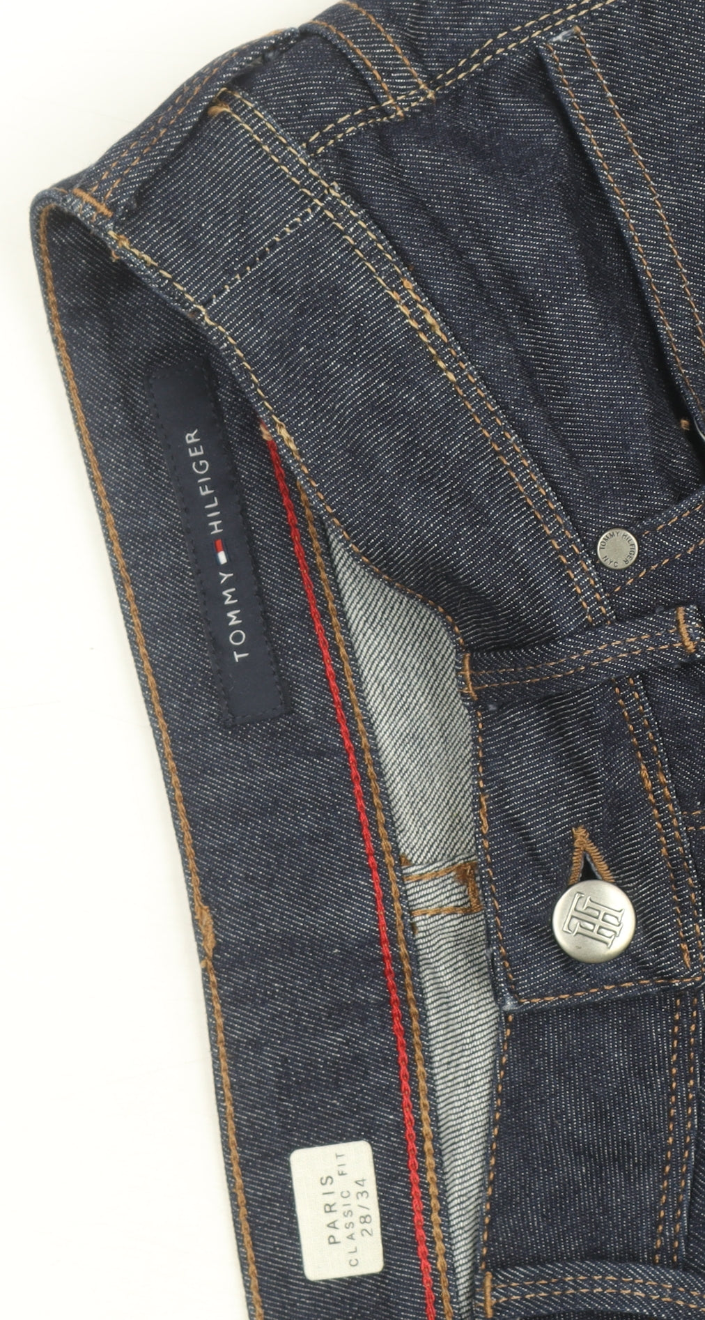 Tommy Hilfiger Women's Blue Straight Classic Fit Jeans Size 10