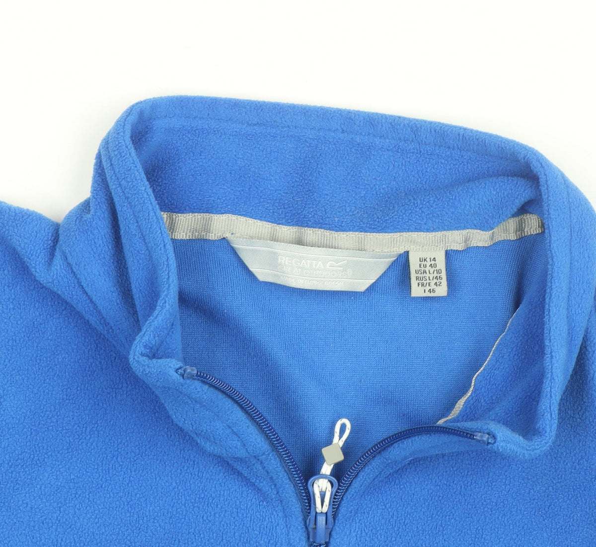 Regatta Men Blue L Lightweight Fleece 1/2 Zip Active Jacket
