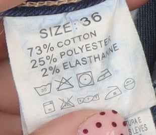 Hello Miss Women’s Blue Distressed Skinny Denim Jeans Size 8
