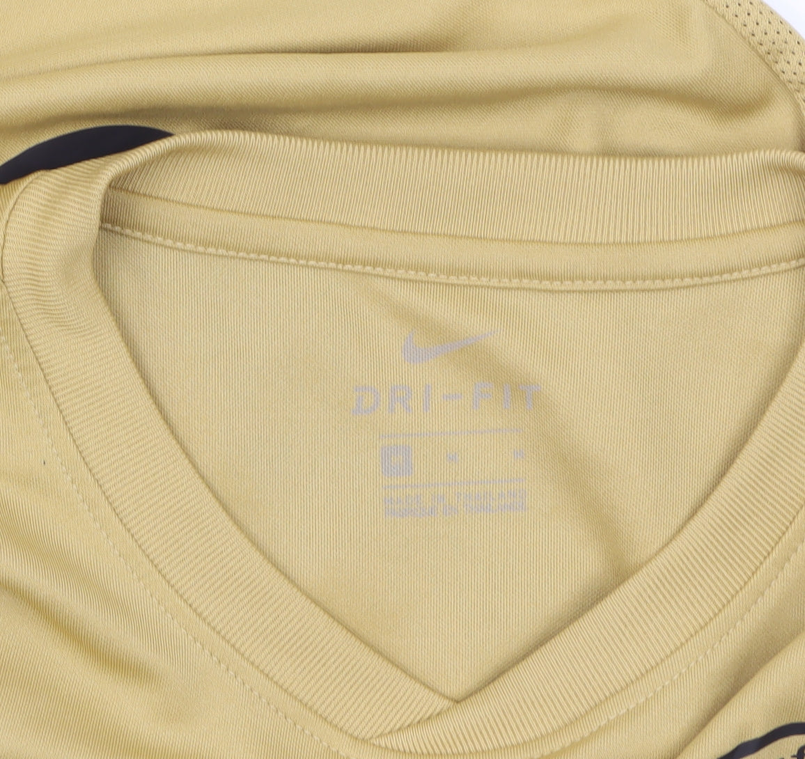 Nike Dri-FIT Gold Men's L Athletic Football Jersey Tee