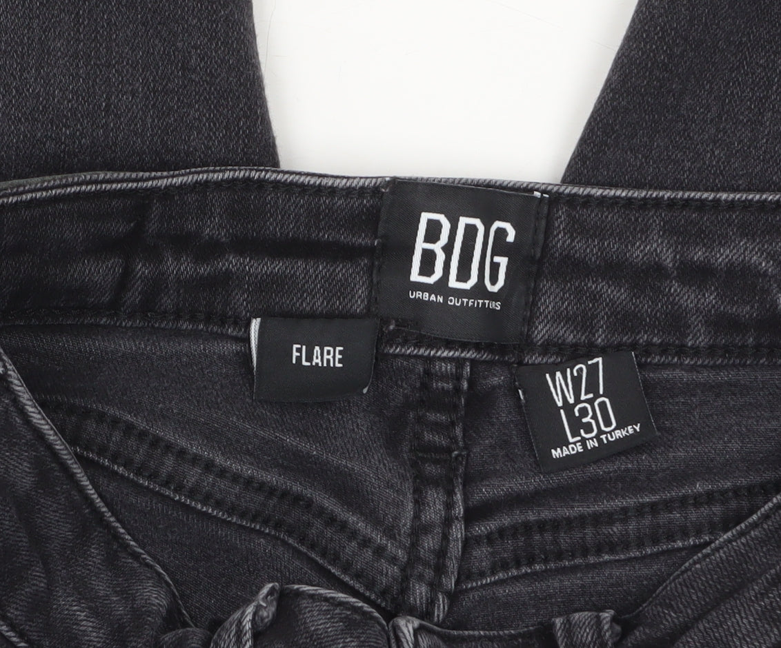 BDG Urban Outfitters Women's Black Flared Jeans W27 L30