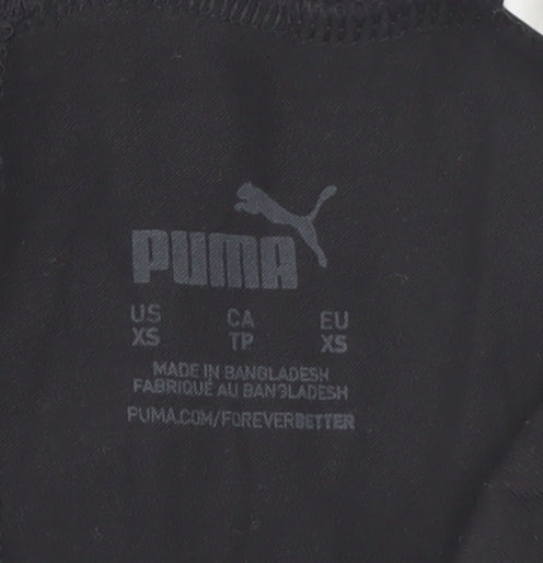 Puma Womens Black XS Leggings Stretch Sports Gymwear
