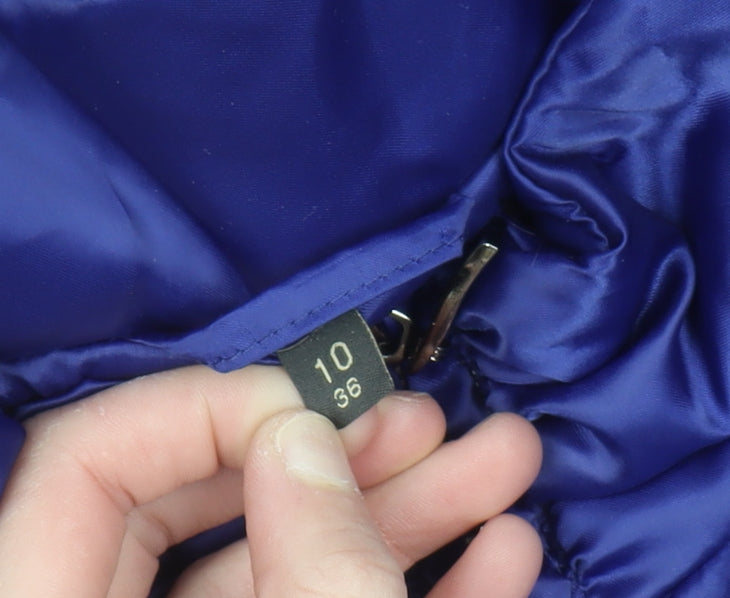Alexon Women Blue Size 10 Puffer Coat Mid-Length Winter Jacket