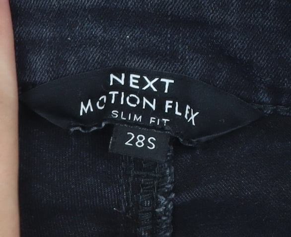 Next Mens Blue Motion Flex Slim Fit Trousers 28S Denim