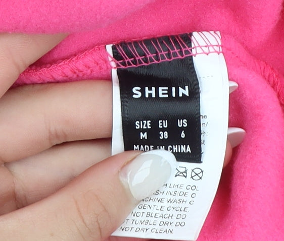 SHEIN Womens Pink 'Brooklyn New York' Pullover Sweatshirt Size 10