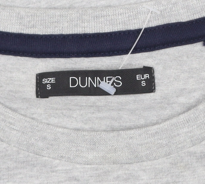 Dunnes Men Grey Port of Maine Graphic Short Sleeve T-Shirt Small