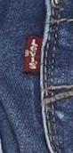 Levi's Men's Blue Straight Fit Stretch Denim Jeans W31 L32
