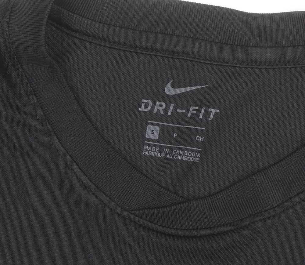 Nike Men's Black Dri-FIT Short Sleeve Athletic T-Shirt Size S