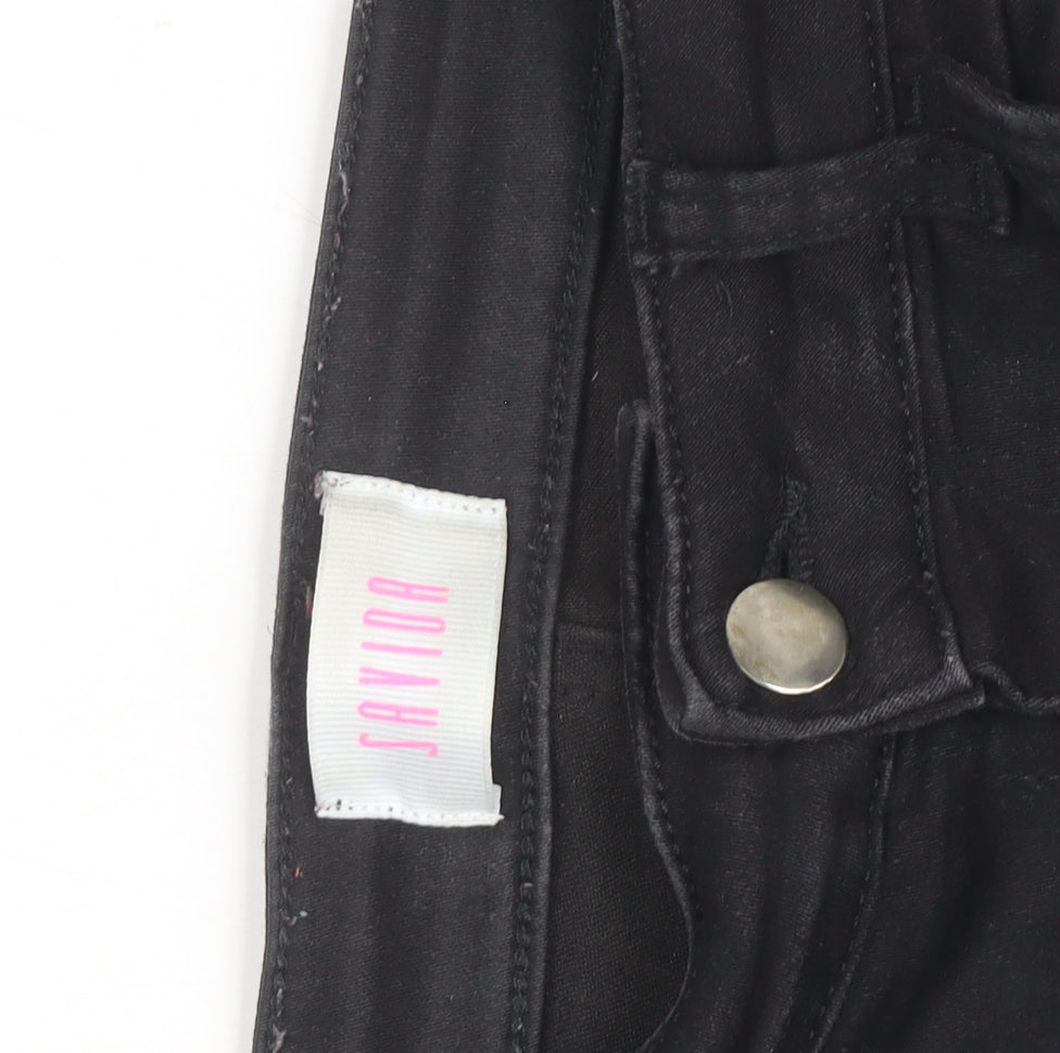 Savida Women’s Black High Rise Skinny Jeans Size 12