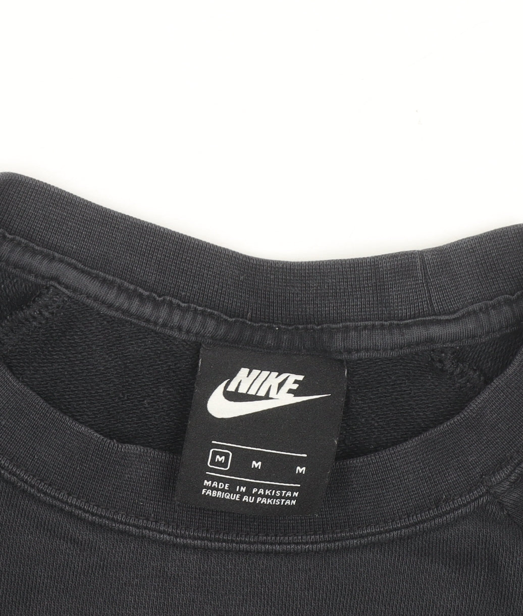 Nike Men's Black Crew Neck Pullover Sweatshirt M Regular Fit