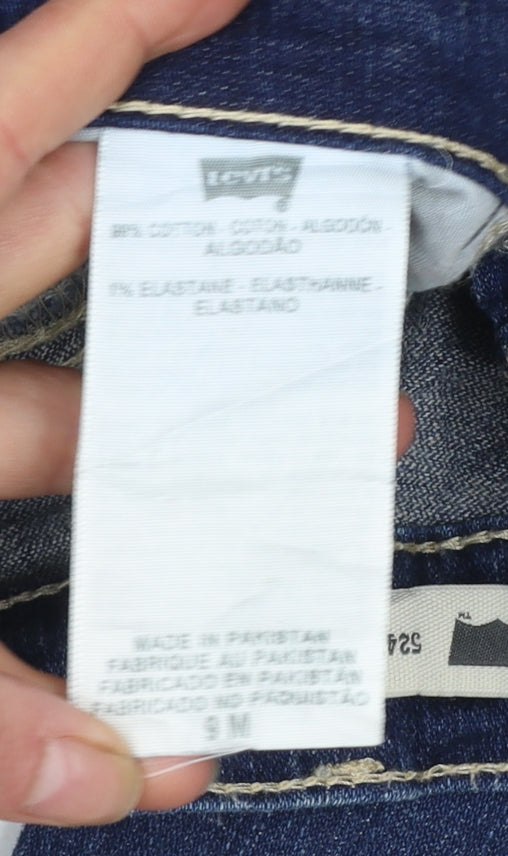 Levi’s Women’s Blue 534 Too Superlow Straight Jeans Size 9
