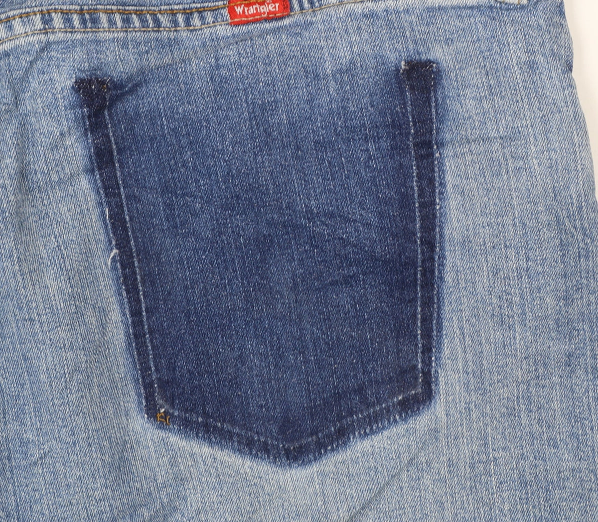 Wrangler Men's Blue Straight Leg Stretch Denim Jeans 36x32