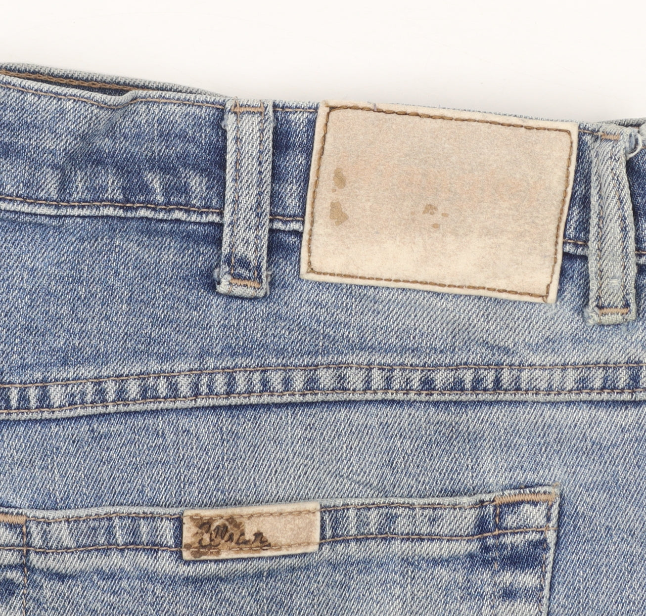 Wrangler Mens Blue Regular Fit Straight Denim Jeans W36 L32