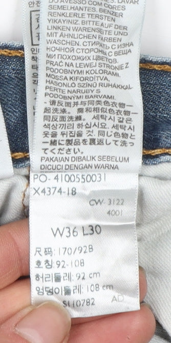 Levi Strauss Men Blue 559 Regular Straight Denim Jeans W36 L30