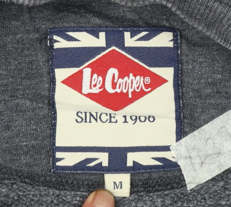 Lee Cooper Men's Grey Crew Neck Pullover Sweatshirt M