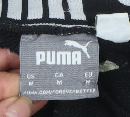 Puma Men's Black Jogger Trousers Size M Regular Fit