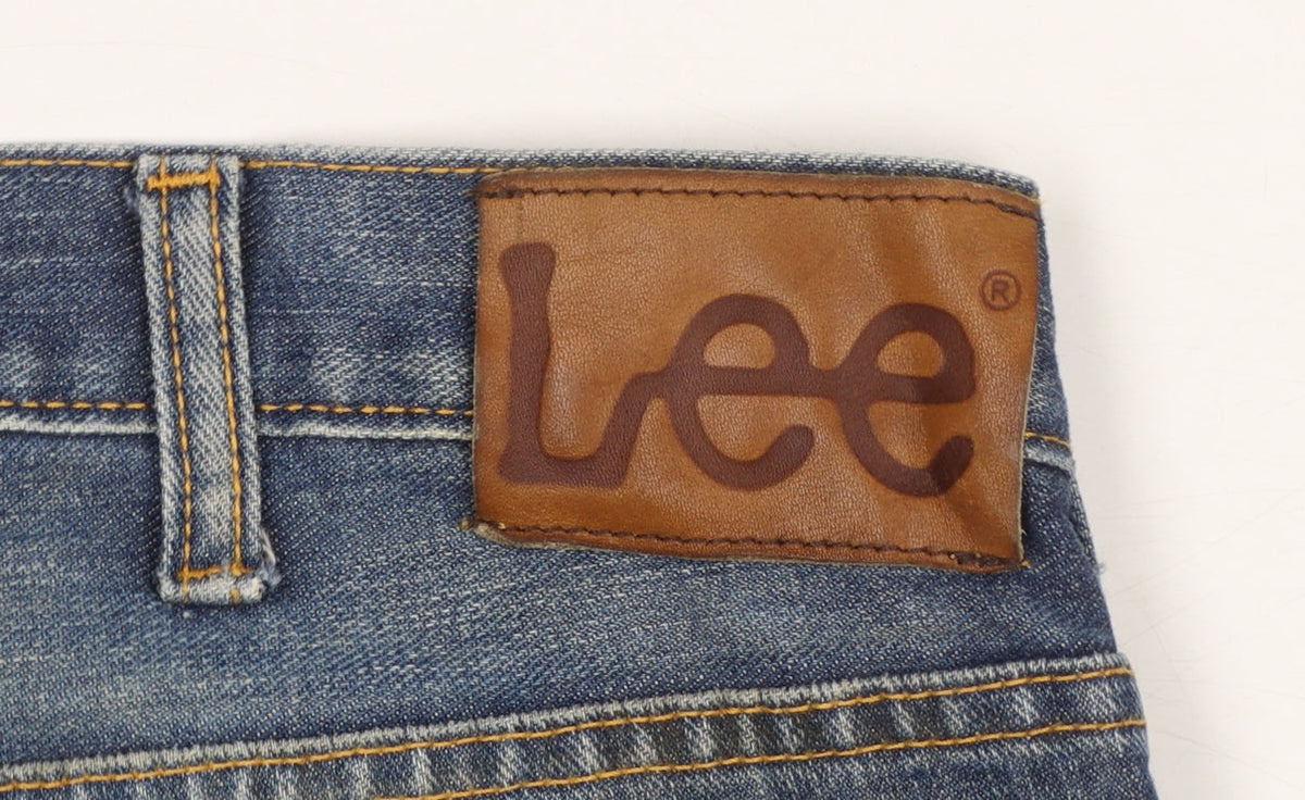 Lee Men's Blue Seattle Straight Denim Jeans W40 L36