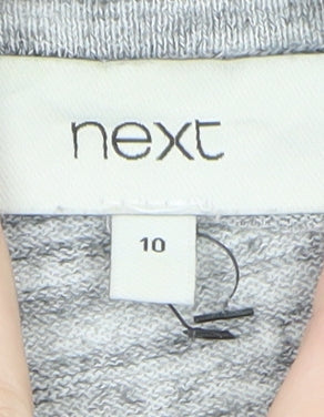 Next Women’s Grey Long Sleeve Open Knit Cardigan Size 10