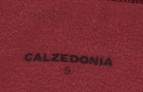 Calzedonia Womens Red Faux Leather Lined High Rise Leggings Size S