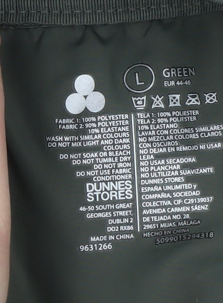Dunnes Stores Men's Green Hooded Softshell Jacket L Regular