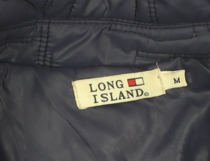 Long Island Women’s Blue Quilted Polyester Jacket Size M