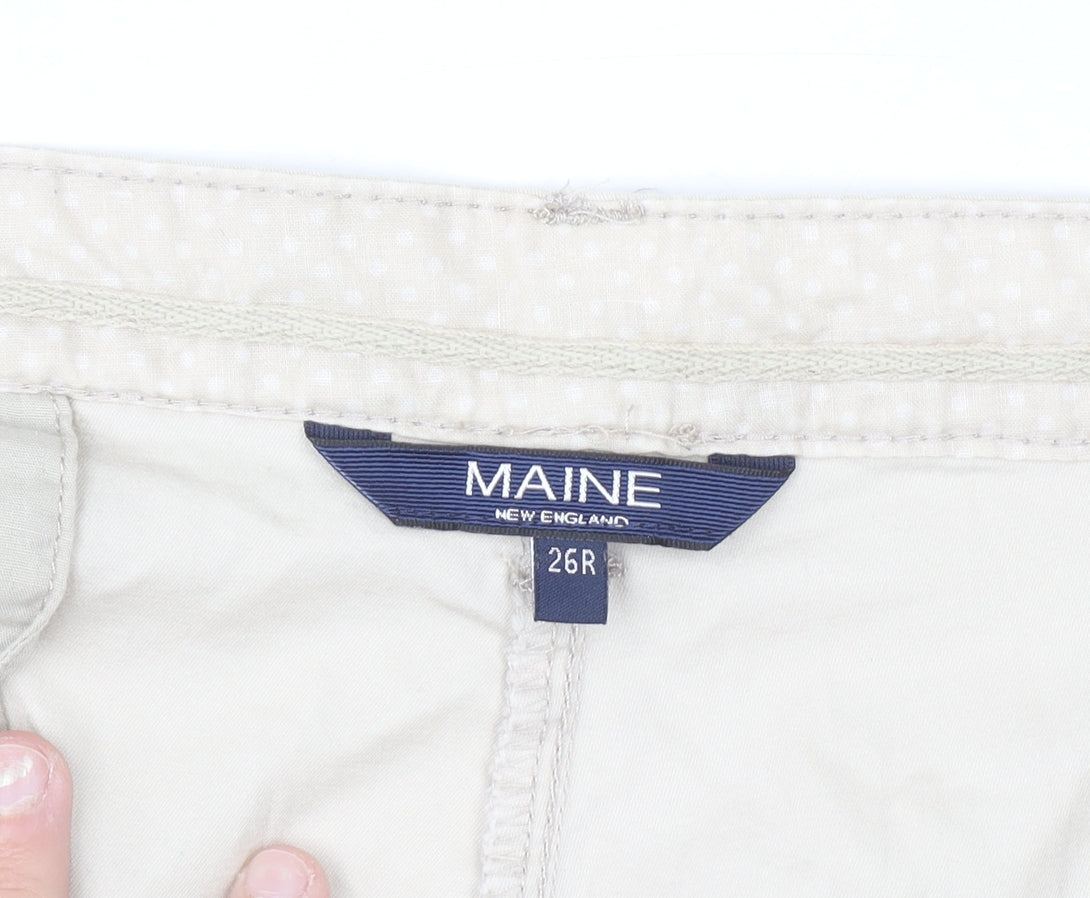 Maine New England Women's Beige Chino Trousers Size 26R