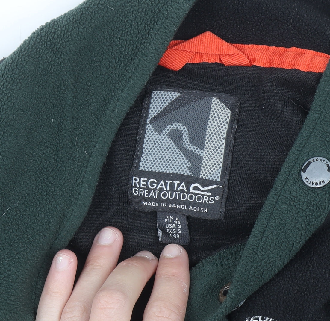 Regatta Men's Green Fleece Pullover Sweatshirt Small Outdoor Hiking