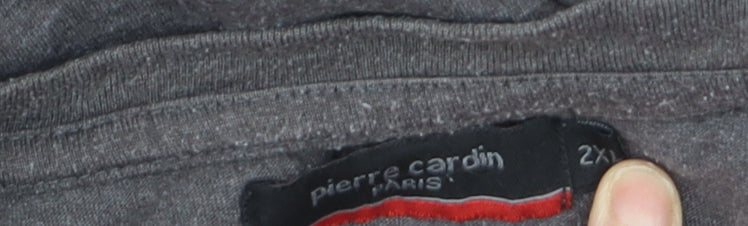 Pierre Cardin Men’s Grey 2XL Heritage Graphic T-Shirt