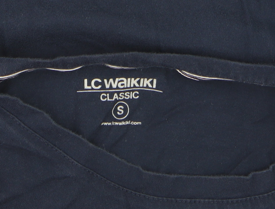 LC Waikiki Men's Blue Classic Sleeveless Casual Top Size S