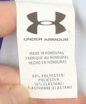 Under Armour Men Blue XL Compression Superhero Graphic T-Shirt