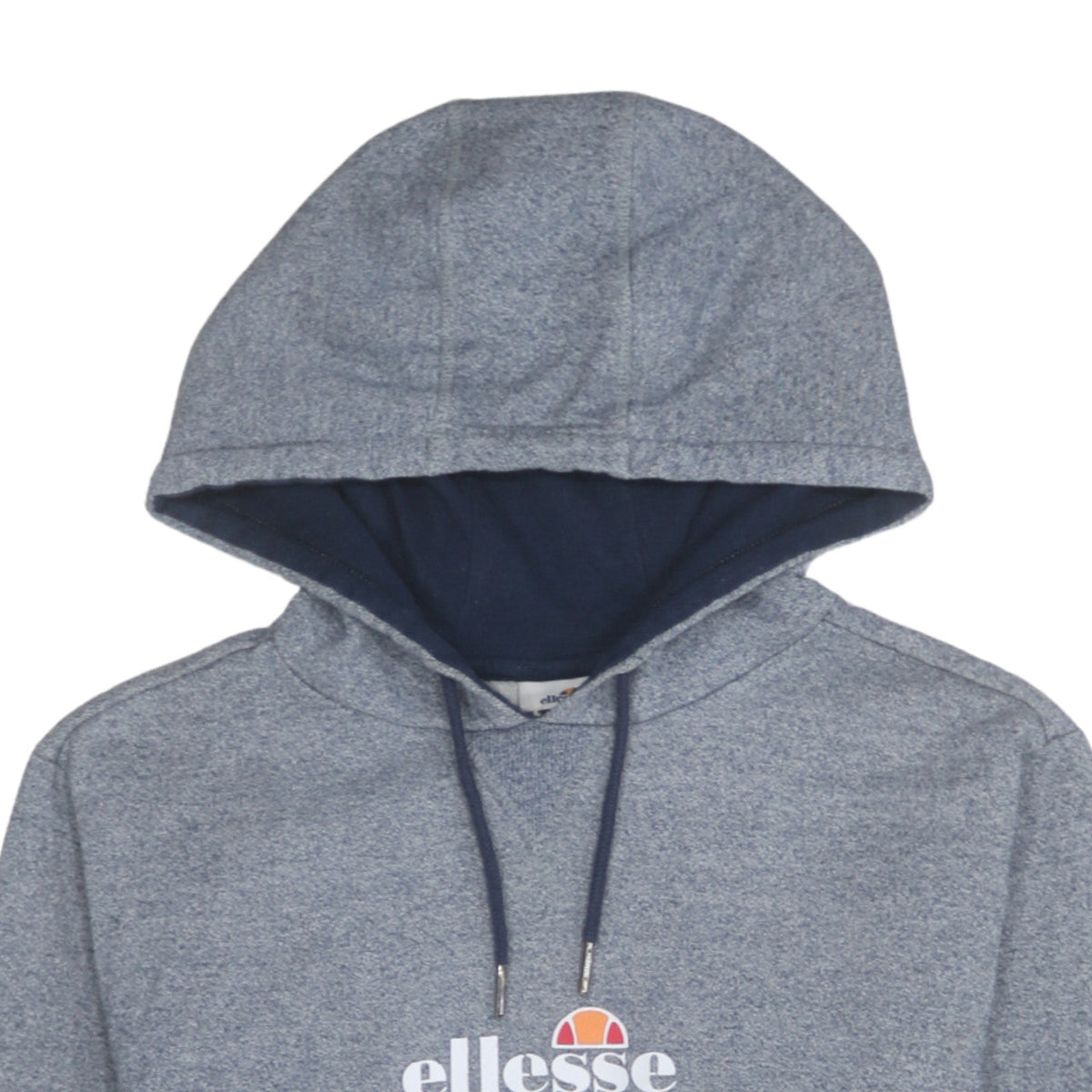 Ellesse Men Grey Pullover Hoodie M Regular Fit Logo Sportswear