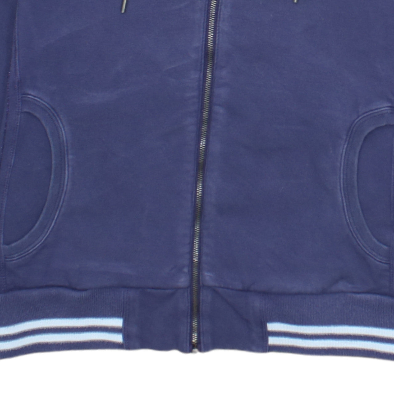 Champion Women's Blue Full Zip Hoodie Size L - Heritage Classics