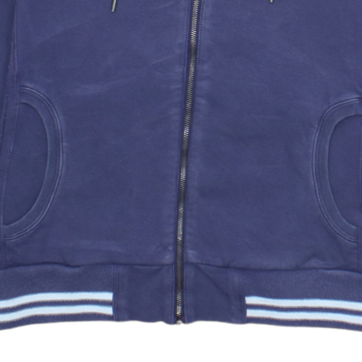 Champion Women's Blue Full Zip Hoodie Size L - Heritage Classics