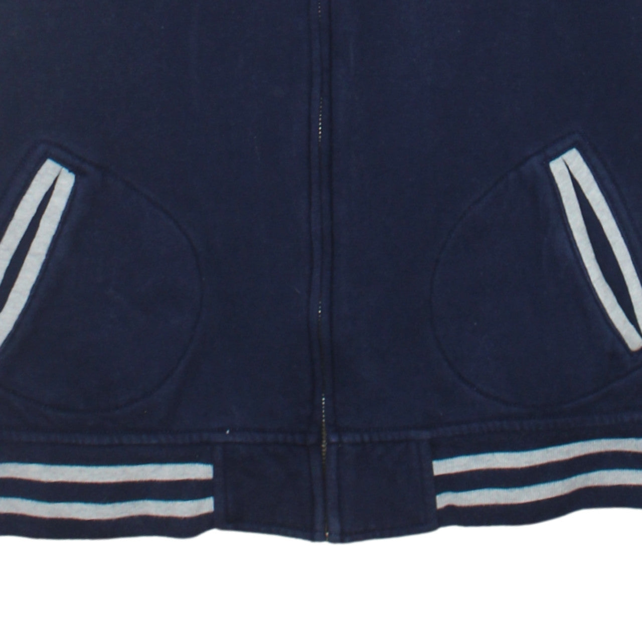 Ralph Lauren Boys Blue & Grey Full Zip Sweatshirt L Embroidered Logo