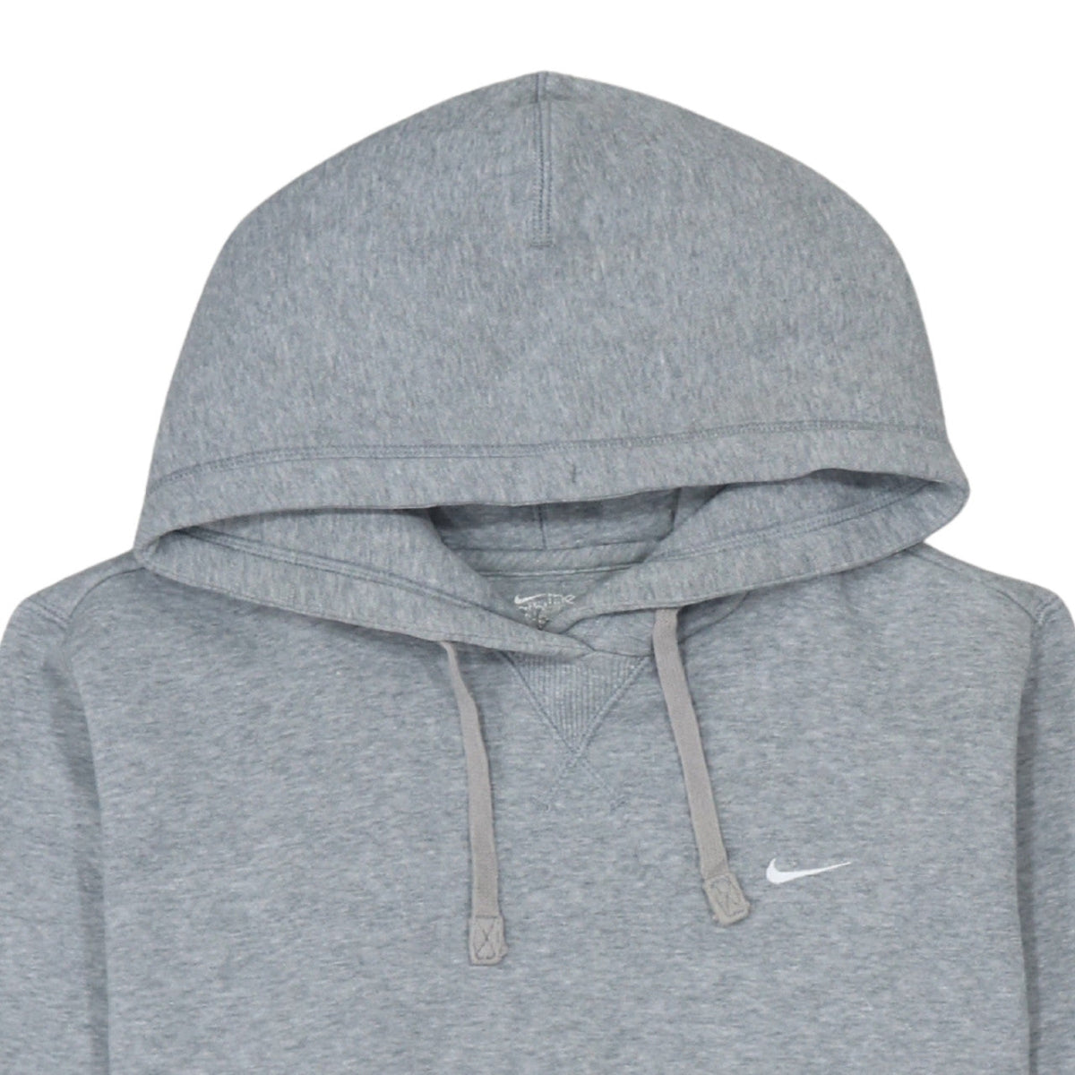 Nike Women's Grey Pullover Hoodie Size L Cotton Blend Fleece