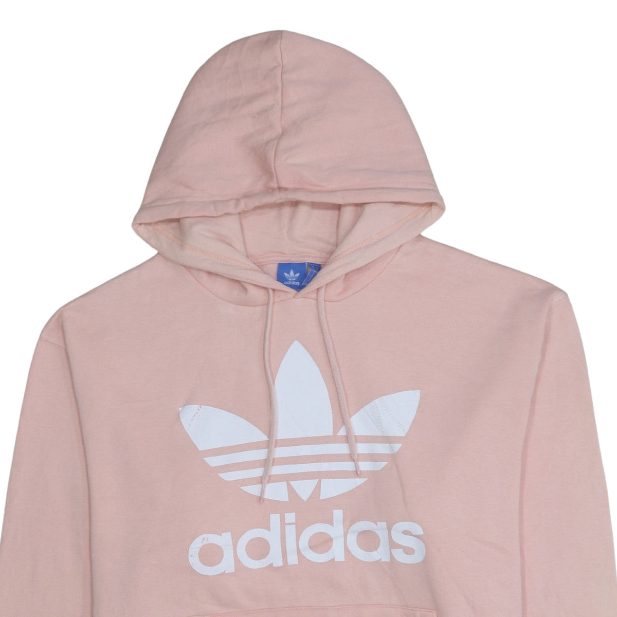 Adidas Womens Pink Pullover Hoodie XL Cotton Blend Casual