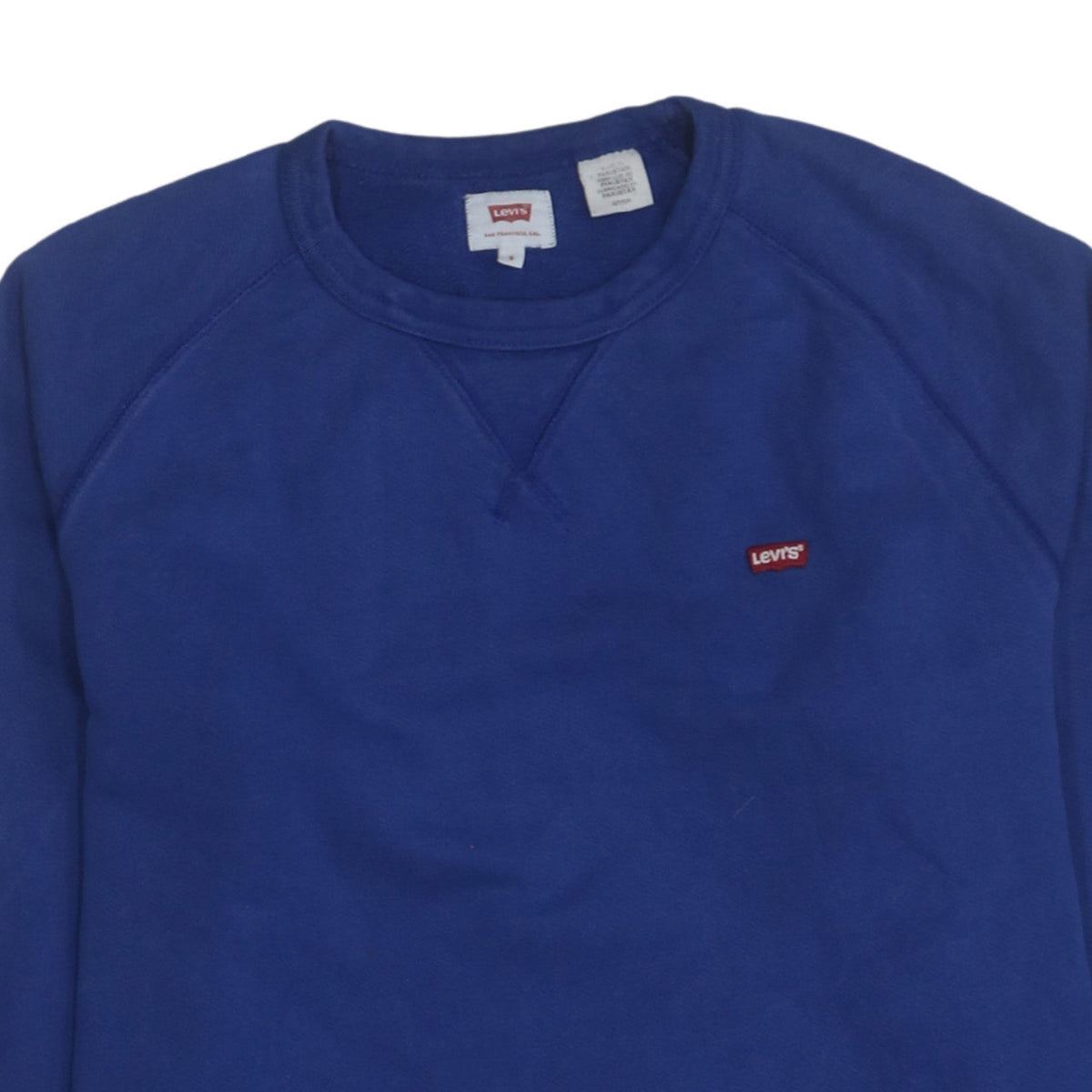 Levi's Men's Blue Pullover Sweatshirt Size S Crew Neck Fleece