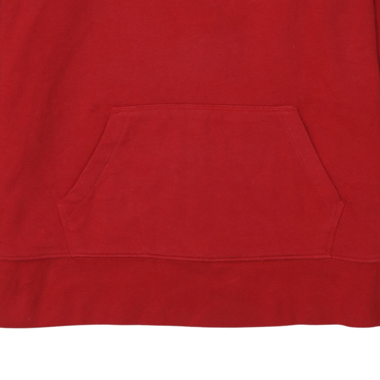 Levi's Red Hoodie Medium Cotton Logo Pullover for Women