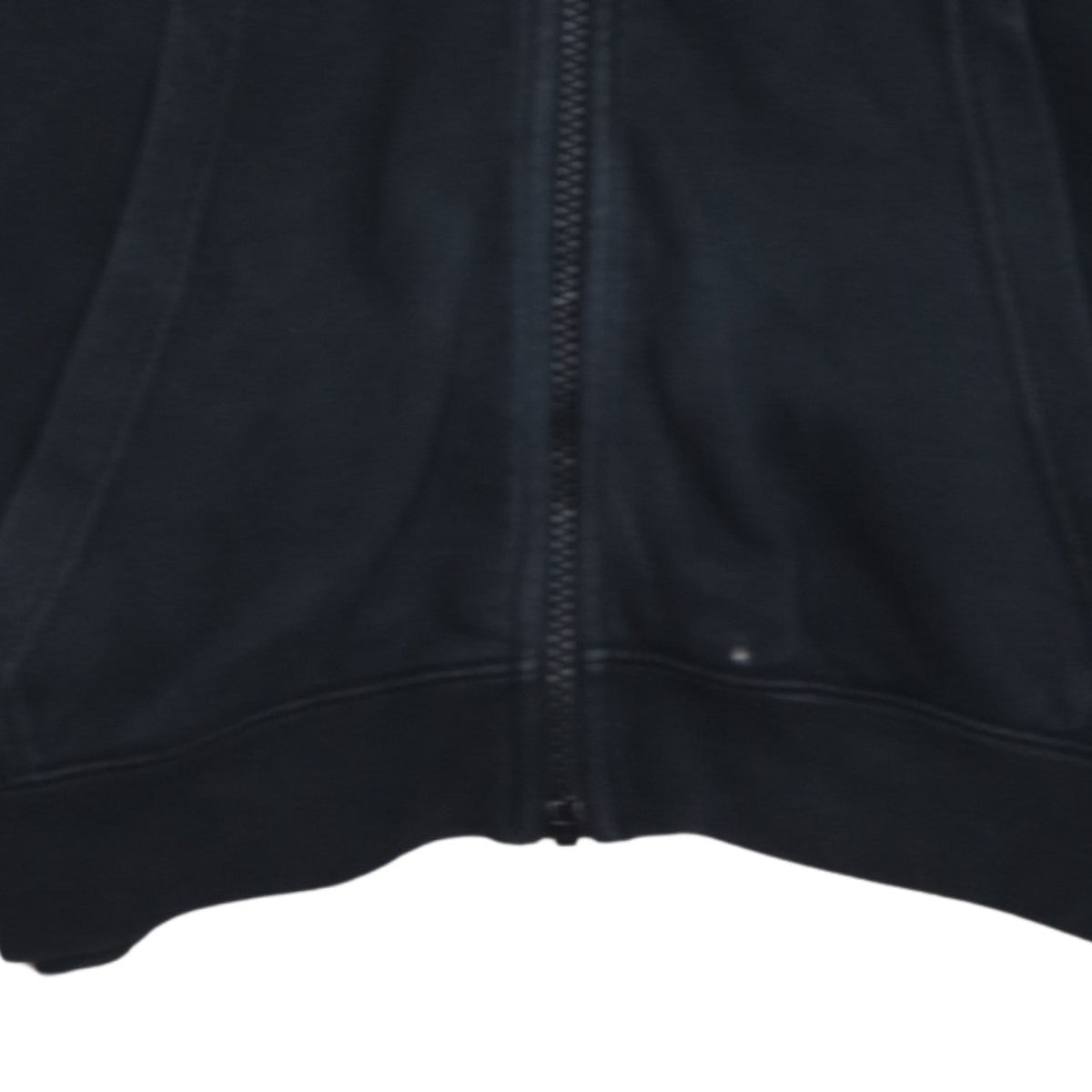 Nike Men's Black Full Zip Hoodie Small Cotton Fleece